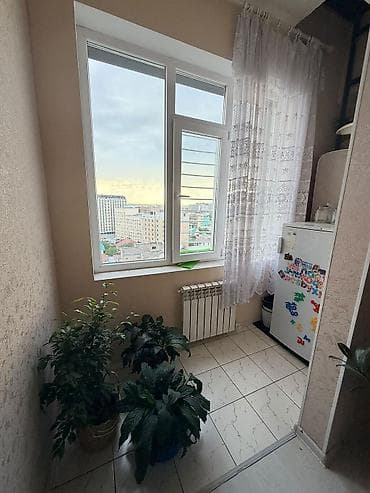 квартира хозяин: 1 комната, 42 м², Джал-15 12 этаж, Евроремонт — 4