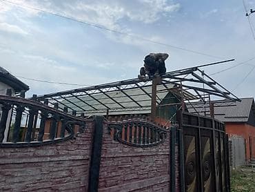 Мебель: Изготовление и монтаж навесов и кровельных конструкций под ключ - — 4