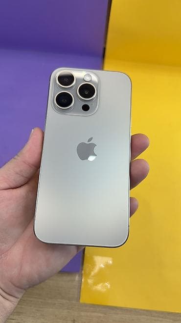 iphone в бишкеке: IPhone 15 Pro, Б/у, 256 ГБ, 93 % — 4