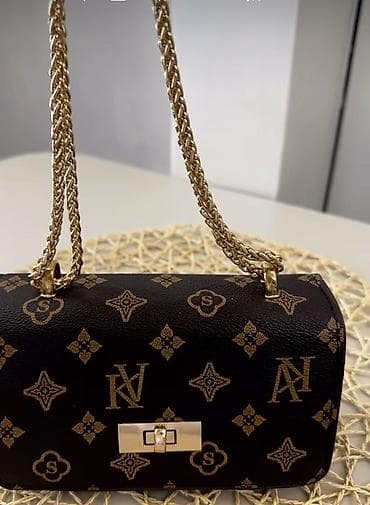 midas 14k цепочка: Сумка через плечо с цепочкой - Материал: фактурная экокожа с — 2