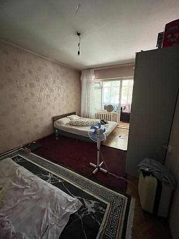 40: 3 комнаты, 64 м², Тунгуч мкр 106 серия, 1 этаж, Требуется ремонт — 5