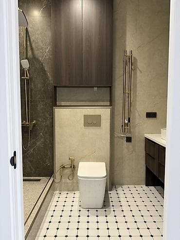 Квартиры: 2 комнаты, 52 м², Асанбай мкр Элитка, 8 этаж, Дизайнерский ремонт — 8