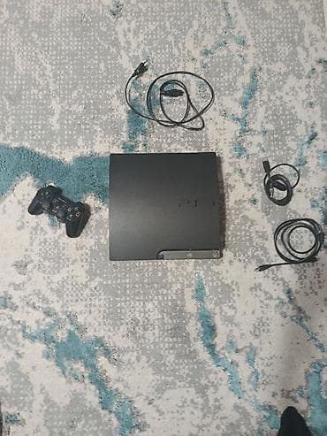 ретро приставка: Игровая консоль Sony PlayStation 3 (модель Slim) Комплектация по — 1