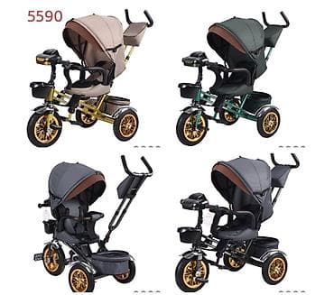 Детский трехколесный велосипед-трансформер с родительской ручкой и at lalafo.kg Детский трехколесный велосипед-трансформер с родительской ручкой и