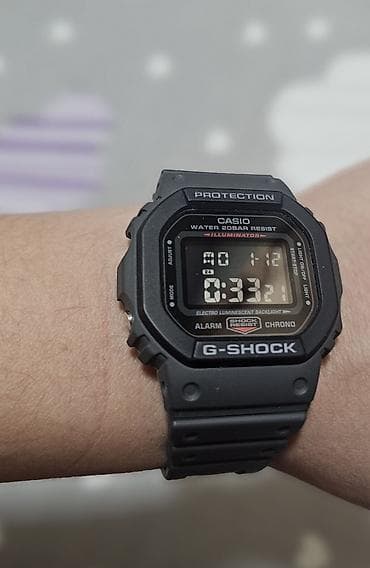 Спортивные часы часы, Casio (G-Shock), Таймер и секундомер, Водонепроницаемые, Унисекс, Новый