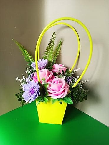 декоротивный: Авторские цветочные композиции ручной работы в декоративных кашпо и — 3