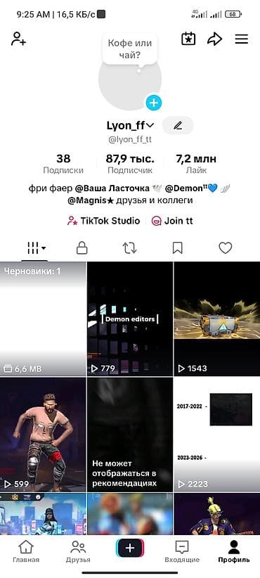 Оформление и ведение TikTok-аккаунта для геймерской и развлекательной