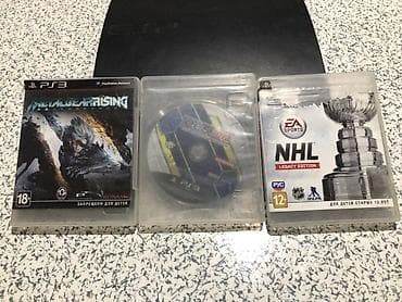 игровые консоли xbox one x: PlayStation 3 Slim (чёрная консоль) + диски. Прошит - есть все игры — 3