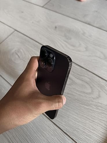 IPhone 14 Pro, Б/у, 128 ГБ, Deep Purple, Защитное стекло, Чехол, Коробка, 84 % — 4