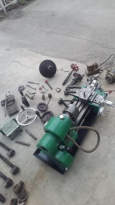 такорный станок: Токарно-винторезный мини-станок с комплектом оснастки и запчастей — 1