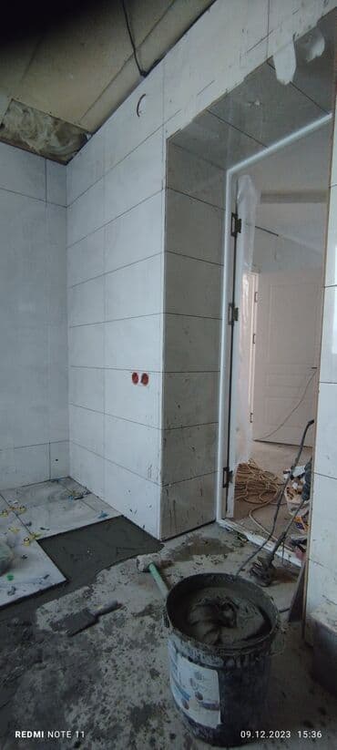 кафел койом: Дубалдарды коюу үчүн даярдоо, Дубалдарды грунттоо үчүн даярдоо, Плиткаларды кесүү | Мозаика плиткасы, Карапа плиткасы, Керамогранит плиткасы | Тикелей төшөө, Диагоналдуу төшөө, Горизонталдуу төшөө 6 жылдан ашык тажрыйба — 7