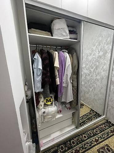 шкаф купе б: Шкаф-купе с антресолями, белый - Комплектация: три раздвижные двери — 3