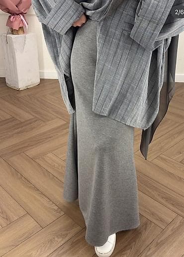 Юбка, Модель юбки: Прямая, Макси