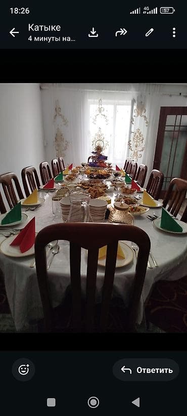 земельный дом: Продаётся дача в горном ветерке или таштар ата навесом. отопление — 5