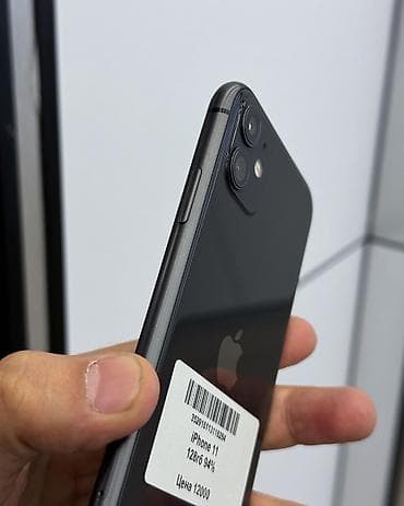 айфон 9 ош: IPhone 11, Б/у, 128 ГБ, Черный, Защитное стекло, Чехол, 94 % — 6
