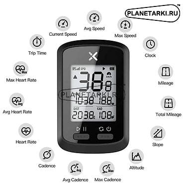 isma typhoon: Велокомпьютер XOSS G+ GPS Беспроводной, Водонепроницаемый, Bluetooth — 4