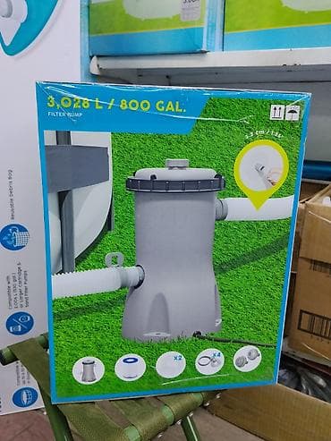 Фильтрующий насос Bestway 3 028 л/ч (800 gal/h) - Назначение at lalafo.kg Фильтрующий насос Bestway 3 028 л/ч (800 gal/h) - Назначение