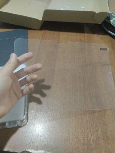 Электрондук китептер: Чехол для планшета с прозрачной задней крышкой и складной магнитной — 10