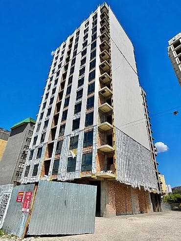 Квартиры: 2 комнаты, 54 м², Ак-Кеме (старый аэропорт) Элитка, 8 этаж, ПСО (под самоотделку) — 1