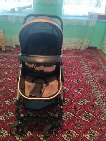 детский дождевик: Коляска, цвет - Коричневый — 3