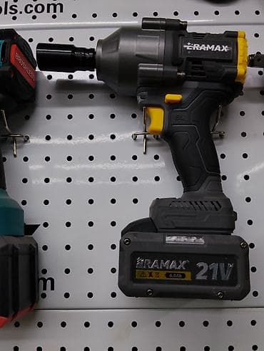 Аккумуляторный ударный гайковерт ERAMAX 21V - Тип: бесщеточный
