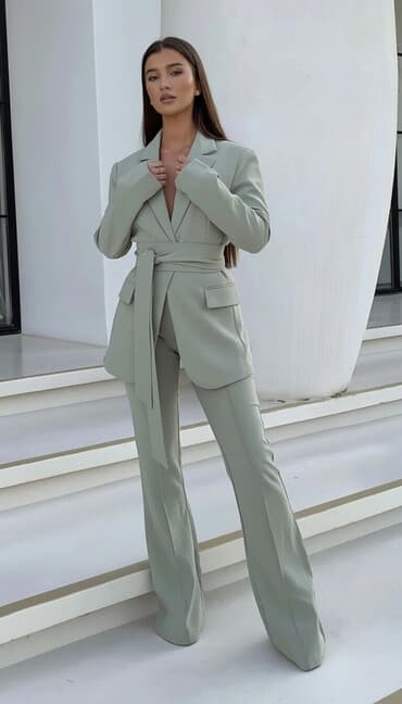 белорусская обувь для проблемных ног бишкек: Женский брючный костюм в стиле smart-casual. Размеры: С, М - Цвета — 1