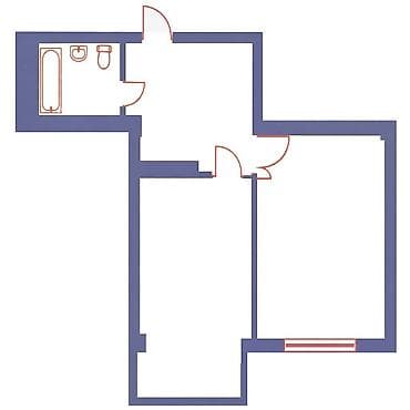 3 к: 1 комната, 53 м², Элитка, 12 этаж, Евроремонт — 1