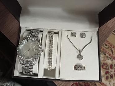 комбо 3 в 1: ✨ Набор украшений + часы (новый) ✨ Продаётся красивый набор украшений — 1