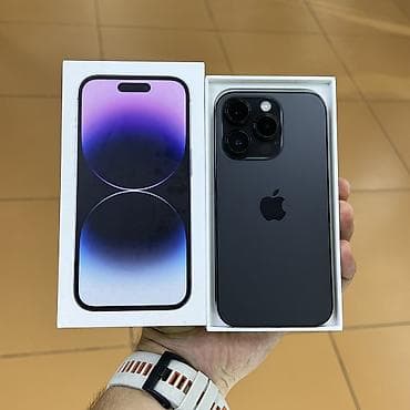 IPhone 14 Pro, Б/у, 128 ГБ, Черный, 92 %