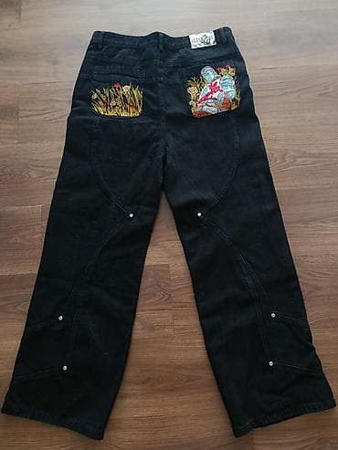 mind error jeans: Мужские джинсы, XL, Новый, цвет - Черный — 2