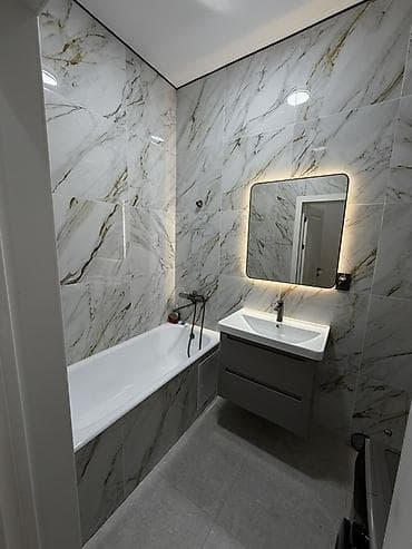 osh flat: 2 комнаты, Тунгуч мкр Собственник, Без животных, от 6 месяцев, С мебелью частично — 7
