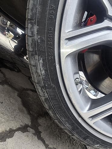 мокрый: Шины 255 / 35 / R 19, Лето, Б/у, Легковые, Таиланд, Michelin — 9