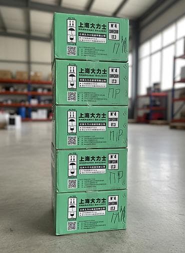 Упаковка клея Shanghai Dalishi N°4, Confedoni LT.3, зеленого цвета. На