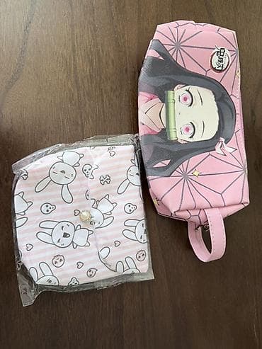 🌸 Набор: розовый пенал + мини-косметичка Милый набор в розовом цвете at lalafo.kg 🌸 Набор: розовый пенал + мини-косметичка Милый набор в розовом цвете
