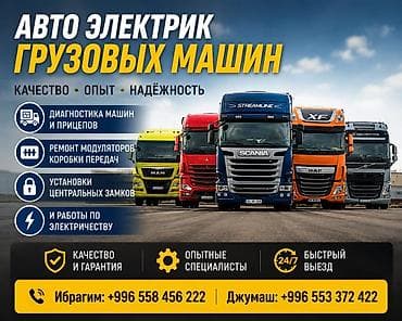 Автоэлектрик для грузовых машин и прицепов Услуги: - Диагностика