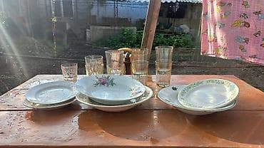 посуда мадонна цена: Стаканы - 100 сом шт. тарелки - 50сом шт — 1