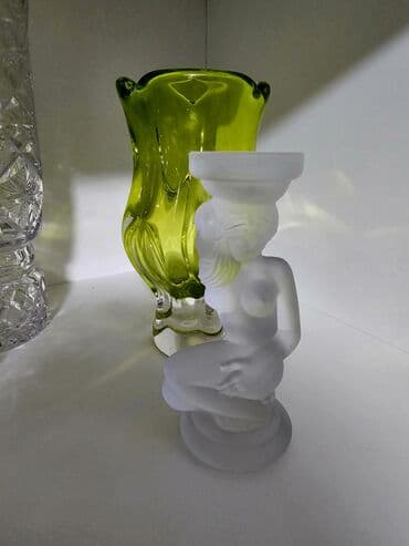 ручка перо: Вазы хрустальные — 6