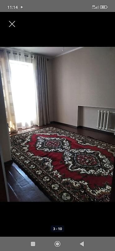 1 комнатная квар: 2 комнаты, С мебелью частично — 3