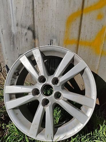 r16 c: Литые Диски R 16 Hyundai, отверстий - 5, Б/у — 4