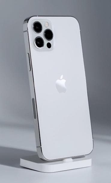 IPhone 12 Pro, Б/у, 256 ГБ, Белый, Чехол, 82 % at lalafo.kg IPhone 12 Pro, Б/у, 256 ГБ, Белый, Чехол, 82 %
