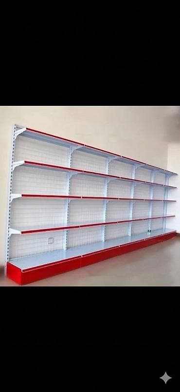 Продаю новый пристенный торговый стеллаж. Длина — 3,6 метра Высота —