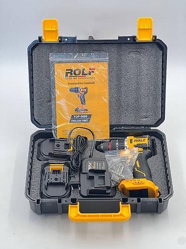 мини электро: Аккумуляторная дрель‑шуруповерт ROLF TOP‑5020 (Germany Technology) — 1