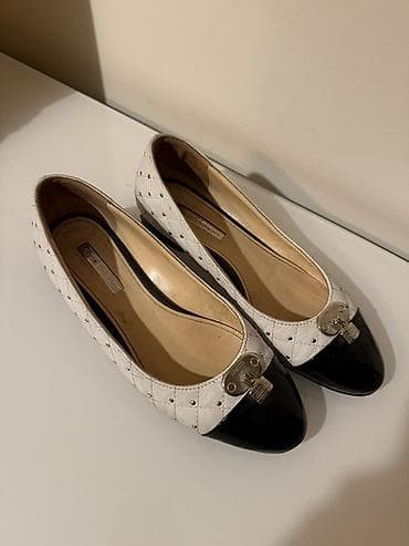 Сапоги: Элегантные балетки Mario Cerutti (Италия) в классическом сочетании — 2