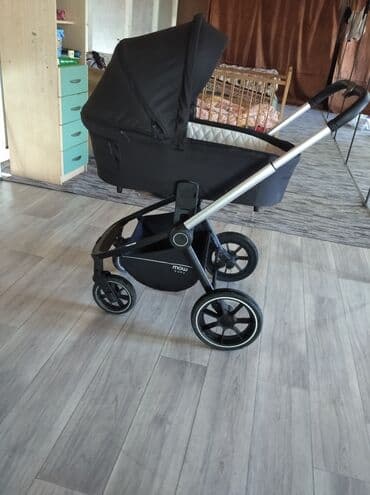 отдам даром прогулочную коляску: Коляска, цвет - Черный, Б/у — 15