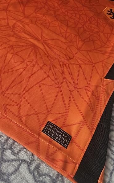 tech flecee nike: Оригинальная женская футболка джерси сборной Нидерландов KNVB — 3
