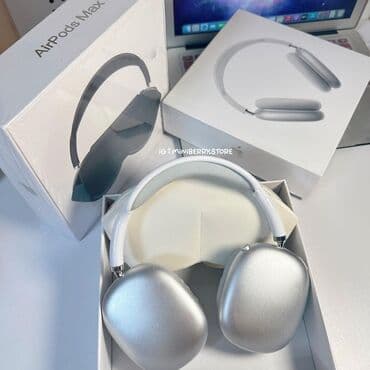 наушники аирподс макс: Накладные, Apple, Новый, Беспроводные (Bluetooth), Классические — 1