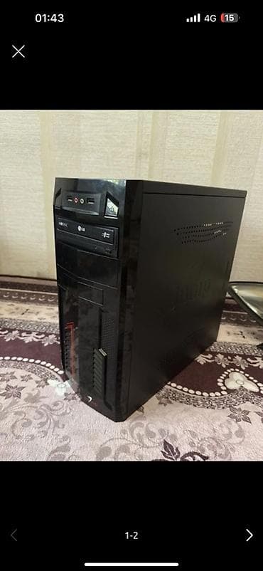 Корпус ПК, Б/у, Micro-ATX, цвет - Черный — 1