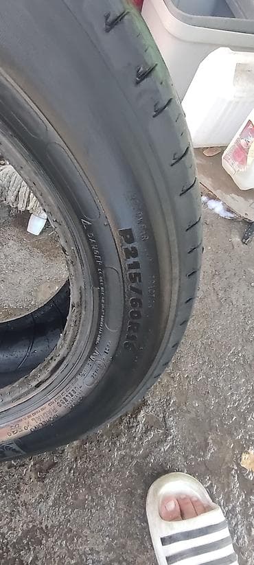 fit aria: Шины 215 / 60 / R 16, Всесезонная, Б/у, Комплект, Легковые, Michelin — 4