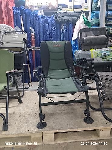 карповое кресло: Походный складной стул, Другой материал, цвет - Зеленый — 3