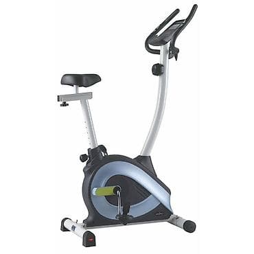 Велотренажер для домашних тренировок. Оснащен регулируемым сиденьем и